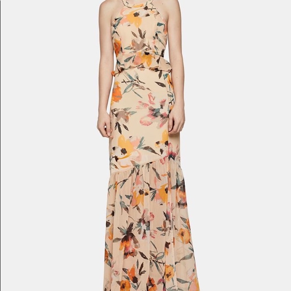 BCBGeneration Halter Gown